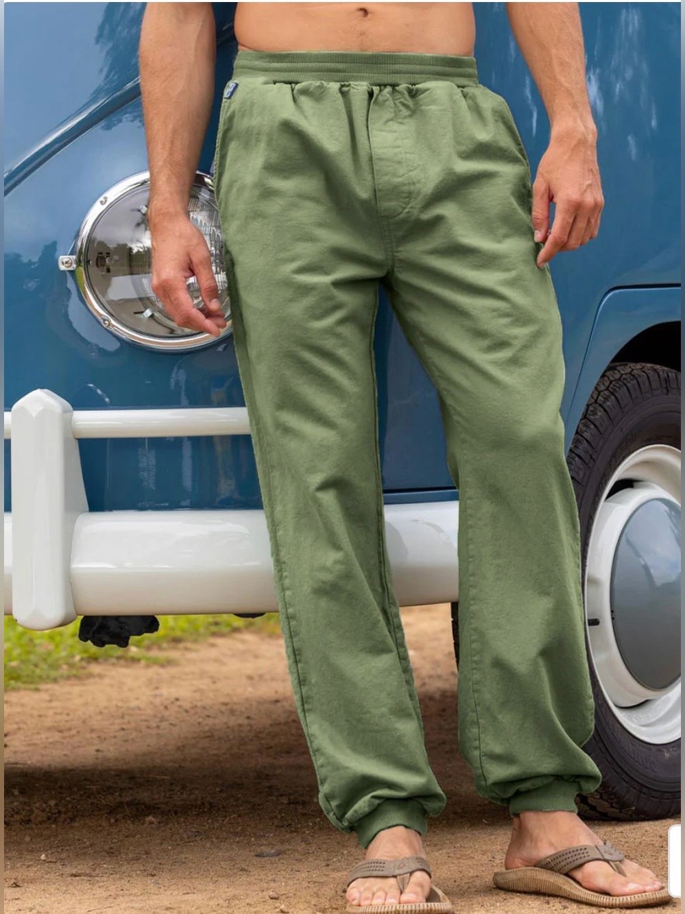Crazy‎ Shirt Men's Olive Dyed Canton Pants Size L